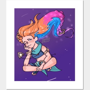Zoe in Space Posters and Art